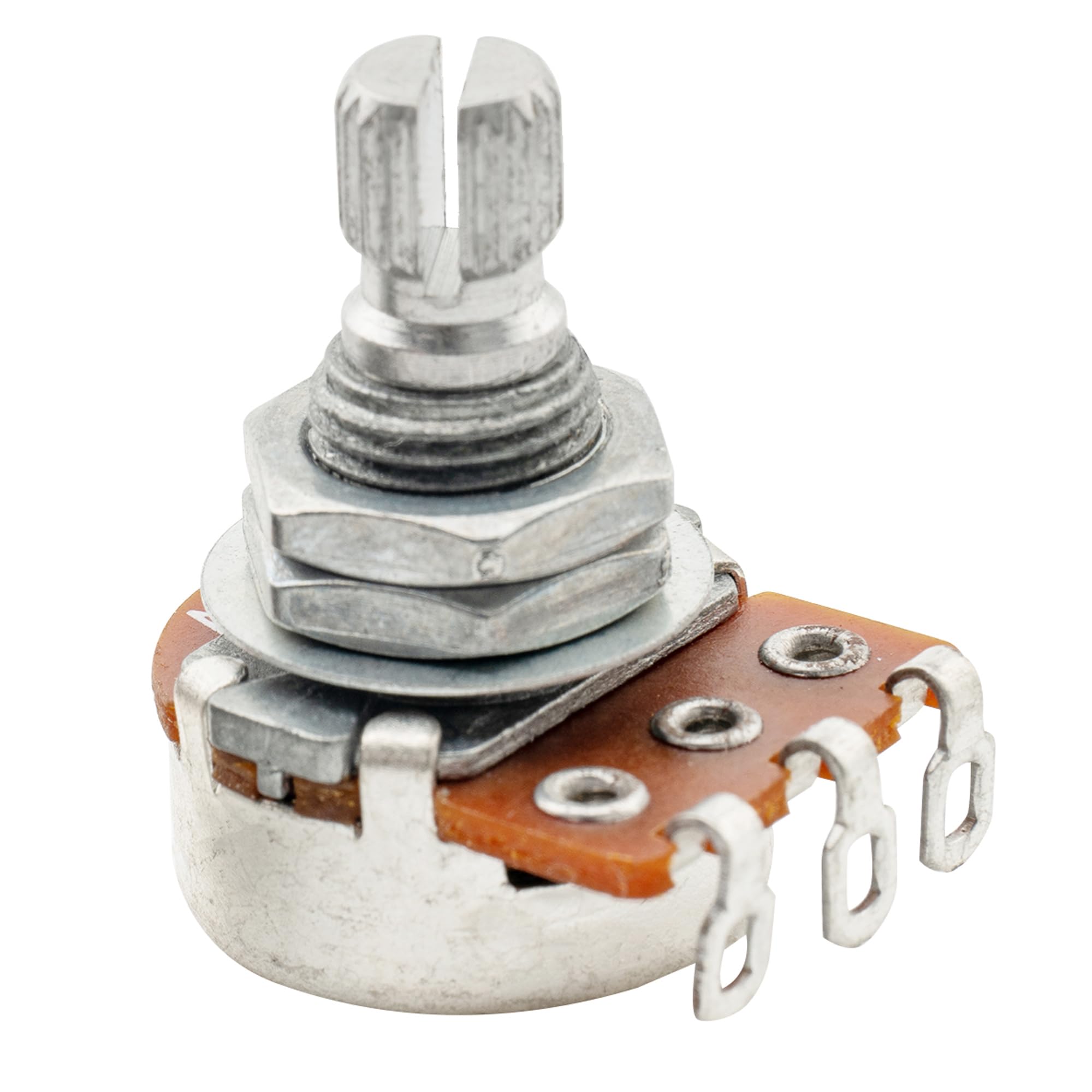 Alpha A250K Mini Metric Split Short Shaft 6.5mm Audio Taper Potentiometer