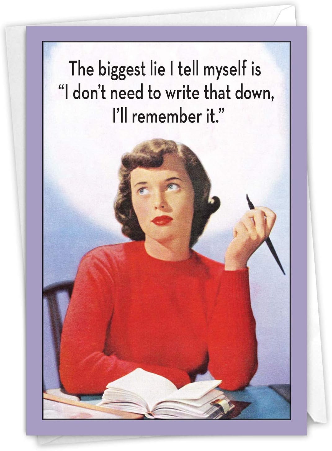 Happy Birthday Funny Retro Images Amazon.com : Nobleworks - 1 Funny Vintage Birthday Card - Hilarious Retro  Greeting, Grown-Up Humor For Happy Birthdays - Biggest Lie C6956Bdg-Be :  Office Products