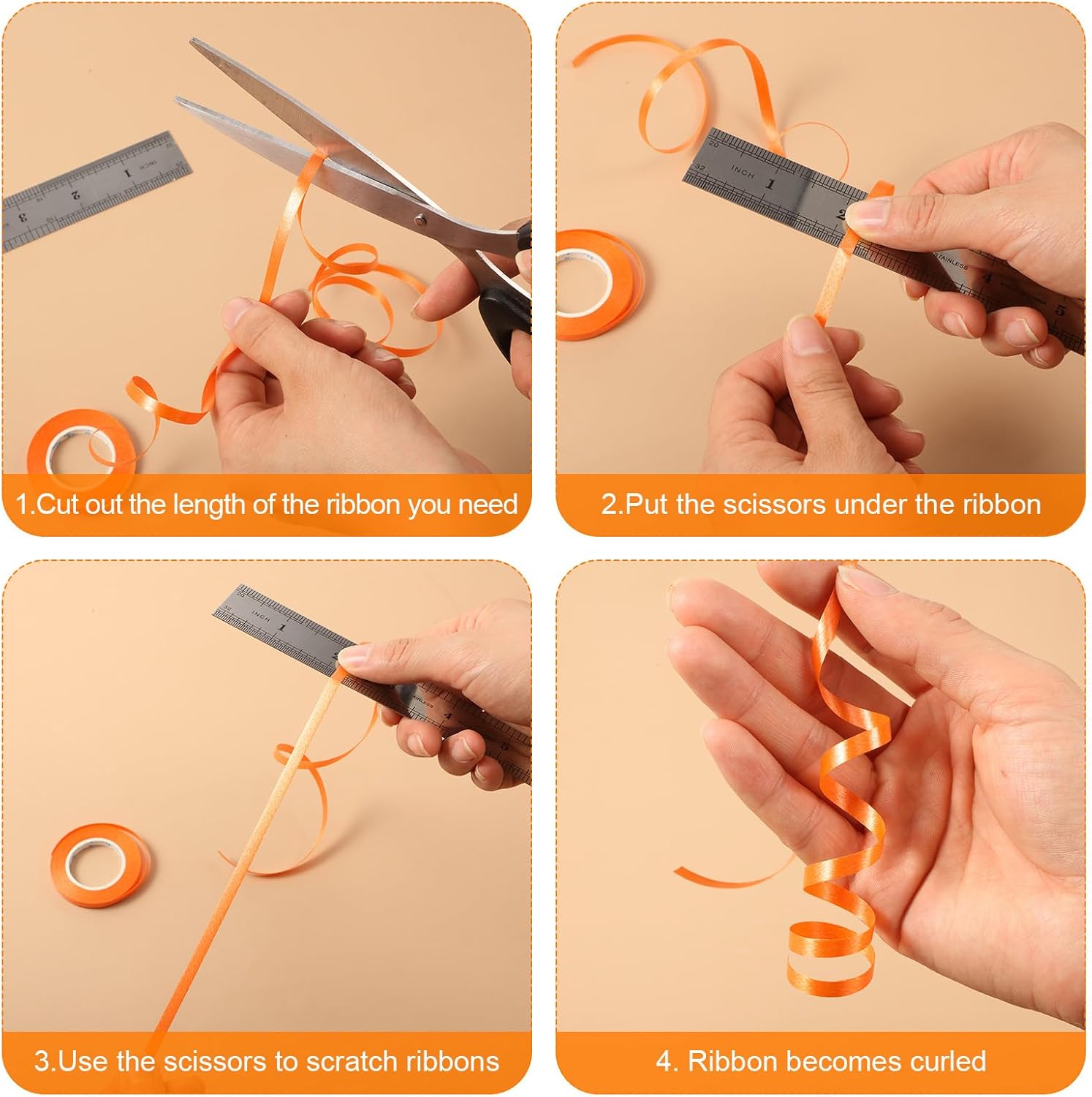 Shappy 15 Rolls Curling Ribbon 1/5" Wide x 11 Yards Total 165 Yards Balloon String Curly Shiny Metallic Roll Assorted Colors for Art Craft Gift Wrapping Florist Wedding Festival Decor(Bright Color) - Image 4