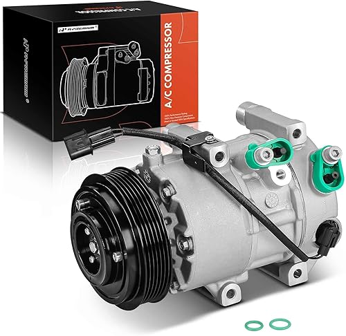 A-Premium Compresor de aire acondicionado con embrague compatible con Hyundai Genesis Coupe 2013 2014, 2.0L
