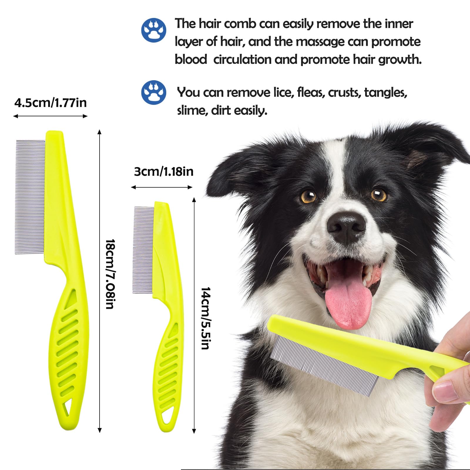 Flea & Tick Remover Comb For Dogs And Cats – Remove Fleas, Eggs, And Ticks Easily