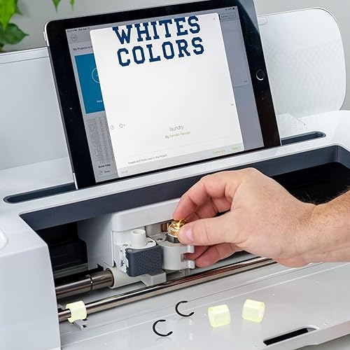 Miniatura 4 de Resolución de rodillos de goma para Cricut Maker y 2 piezas de repuesto de rodillos de goma, mantiene la goma en su lugar con anillos de retención