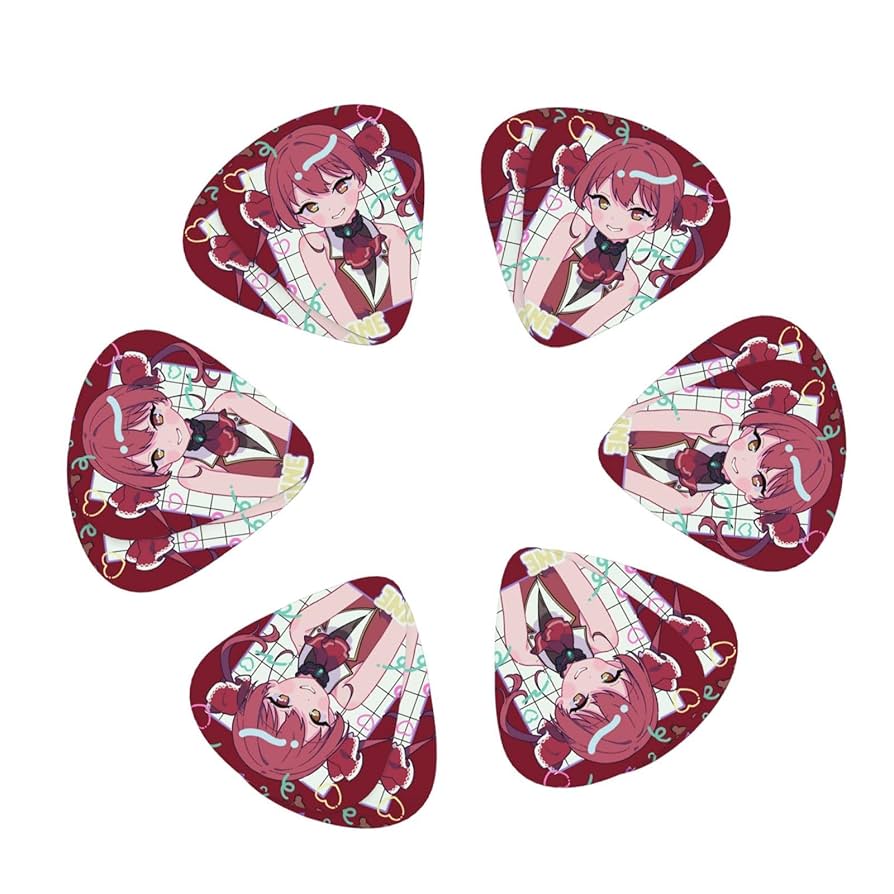 Amazon.co.jp: ギターピック VTuber 宝鐘マリン ギターピック