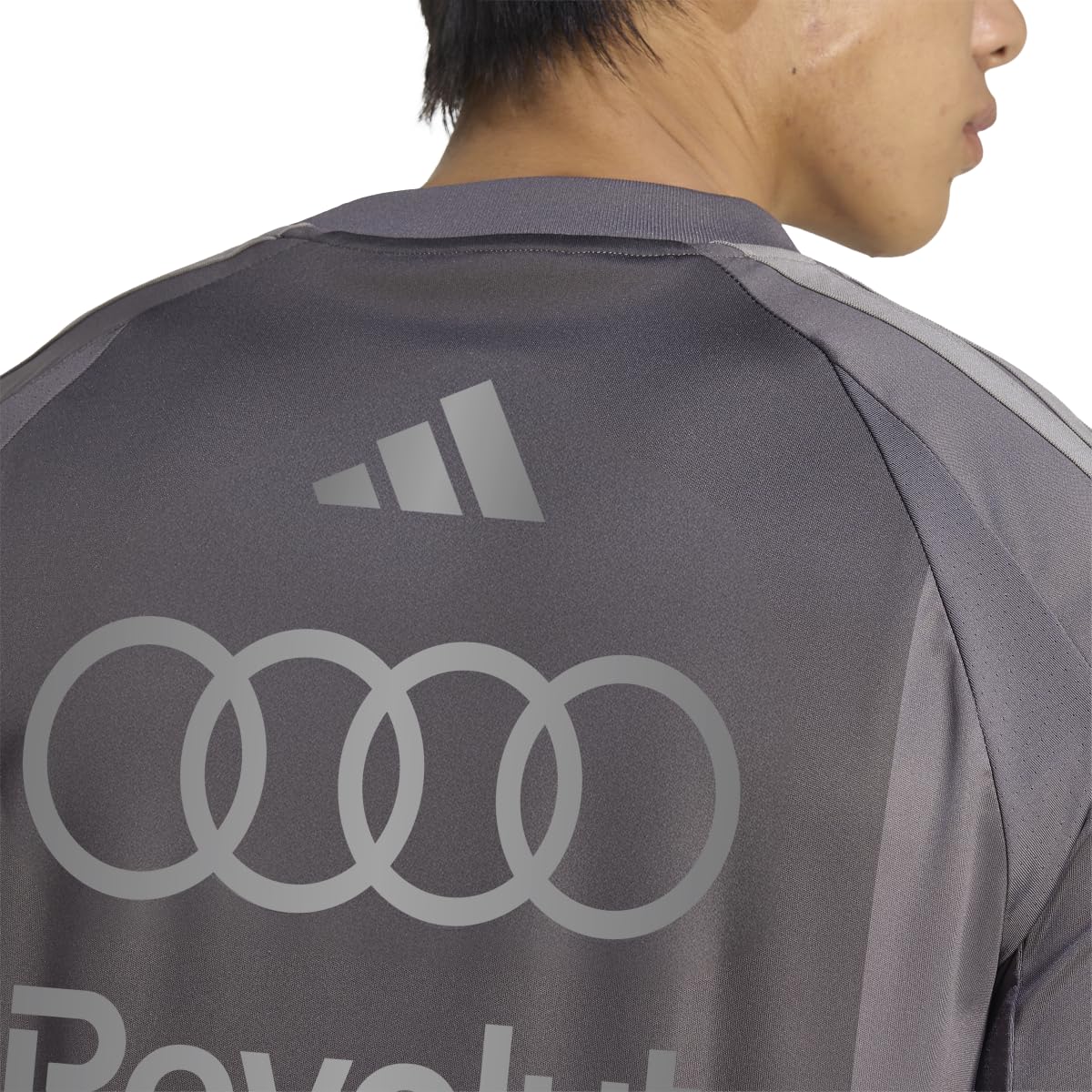 adidas Men's Camiseta Audi REVOLUT F1 Team Drive RÉPLICA