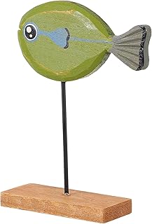 Home Decor Home Decor Wooden Fish Statue Simulated Animal Model Desktop Fish Decoration Wooden Fish Statues Nautical Table Centerpiece Table Decorations Centerpiece Table Decorations