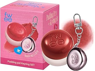 Blurry Pudding Pot + Keychain SET | Airbrushed Blush & Lip, Buildable Pigment, Long-lasting, Lightweight, Easy to Blend, Natural Soft Matte Finish Makeup – Memories (Deep Rose) | 0.17 oz