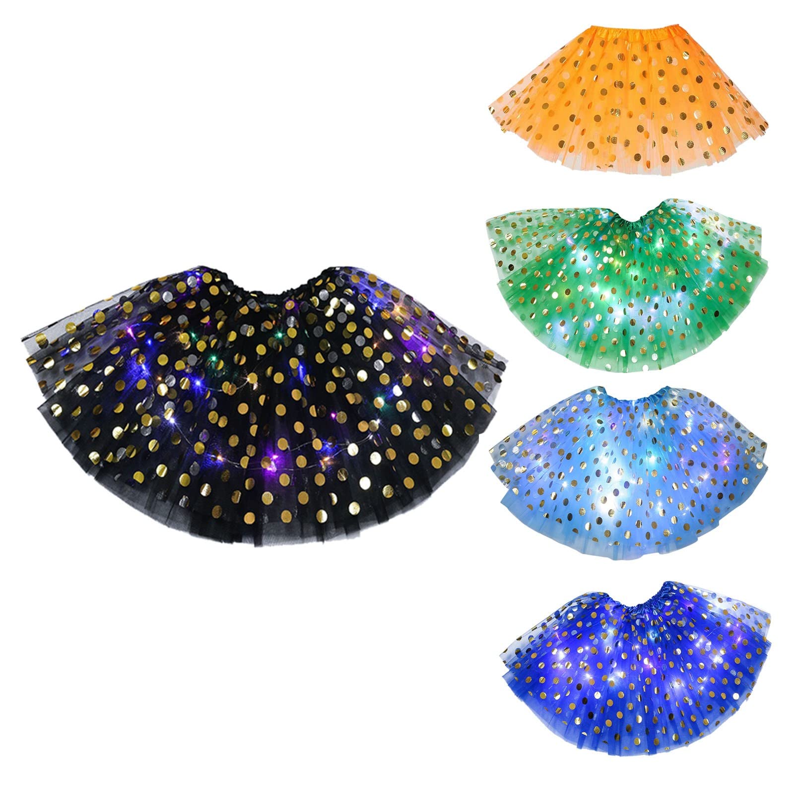 Damen Tüllrock Retro 50er Style - Ballett Tutu Rock Mehrschichtig