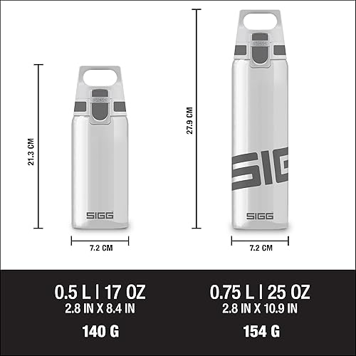 Miniatura 4 de SIGG - Botella de agua transparente Tritan Renew - Total Clear ONE MyPlanet - Para bebidas carbonatadas - Apta para lavavajillas - Con colador de
