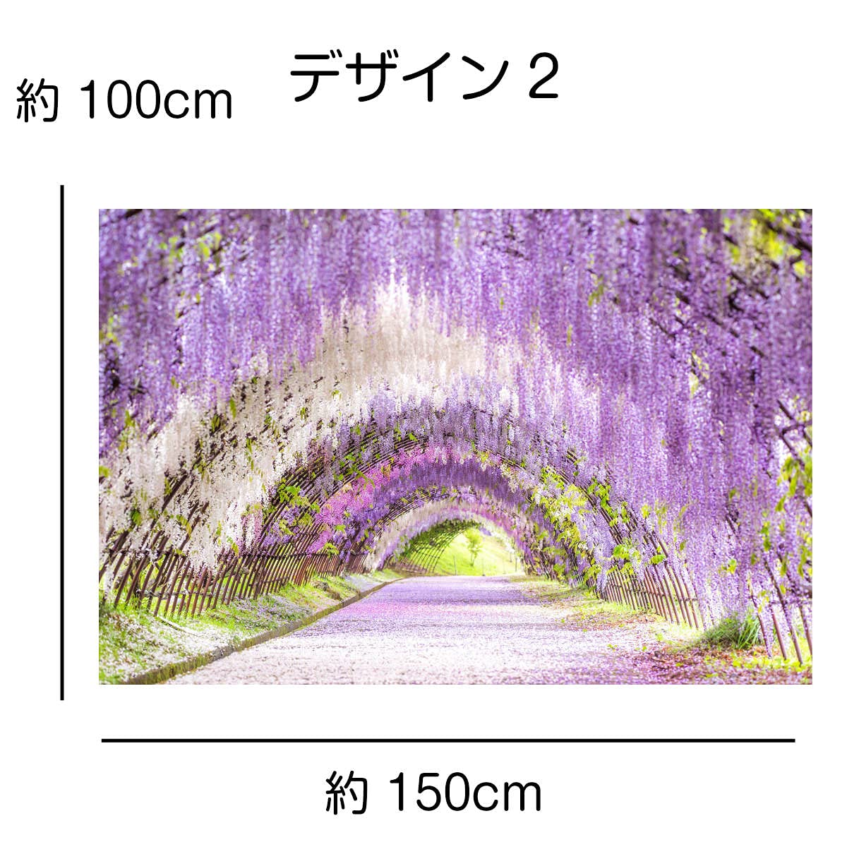 背景布【　フラワーMIX F　】サンプル　ペット、ドール撮影用　ラベンダー藤の花 Amazon.co.jp: ND タペストリー 藤の花 インテリア おしゃれ グリーン