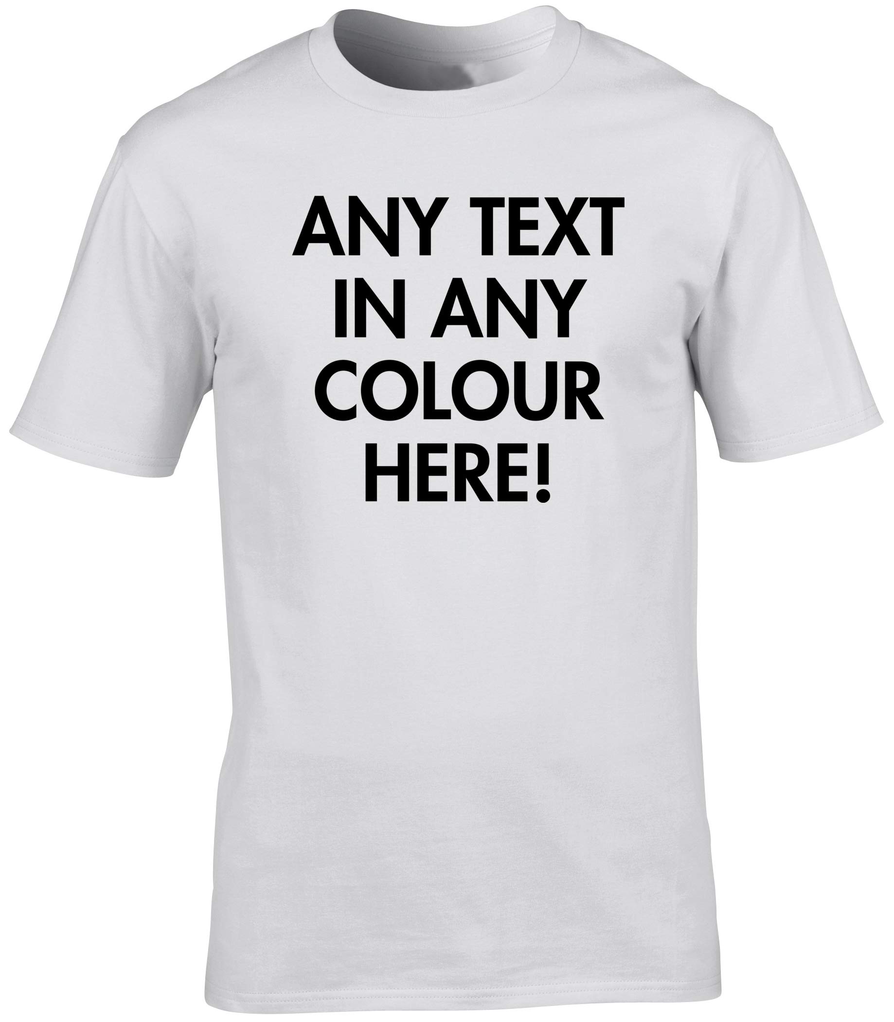 HippowarehousePersonalised Unisex T-Shirt UK | Short Sleeve | Printed Text & Image | Men's Women's Funny Tee (Specific Size Guide in Description)