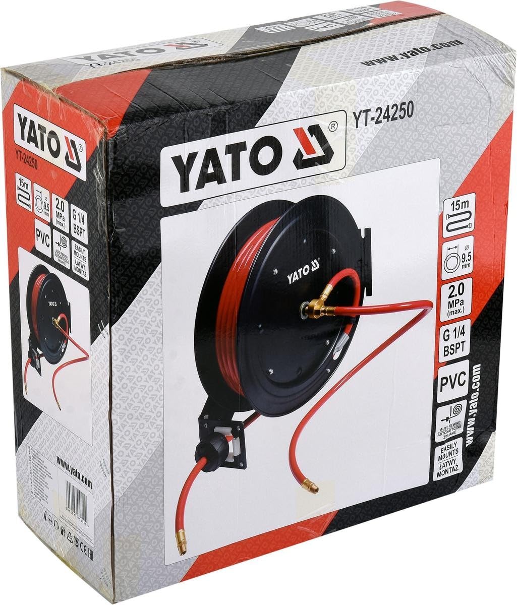 YATO YT-24250 Enrouleur de tuyau air comprimé