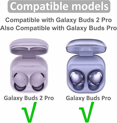 Miniatura 2 de 6 pares de almohadillas de espuma viscoelástica para Galaxy Buds 2 Pro, S/M/L que reducen el ruido, antideslizantes, sin dolor de silicona, ajuste