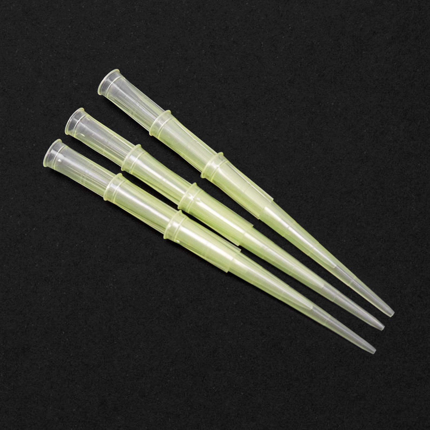 QWORK® 1000pcs pipette punte da 200 ul, progettate per l'uso con un'ampia varietà di pipette, giallo