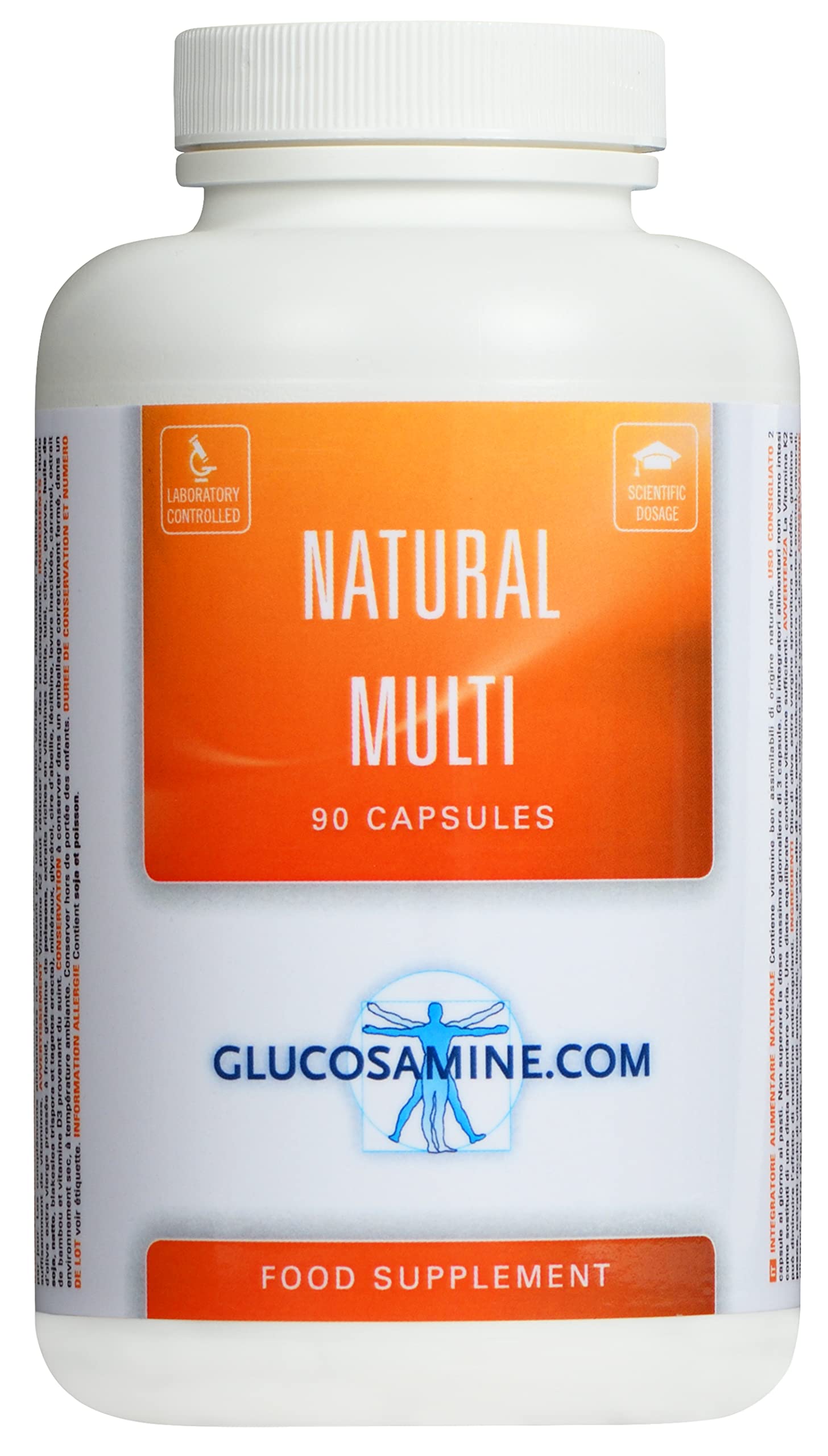Natürliche Multi-Vitamine. Natural Multi. Nicht synthetisch.90 Kapseln