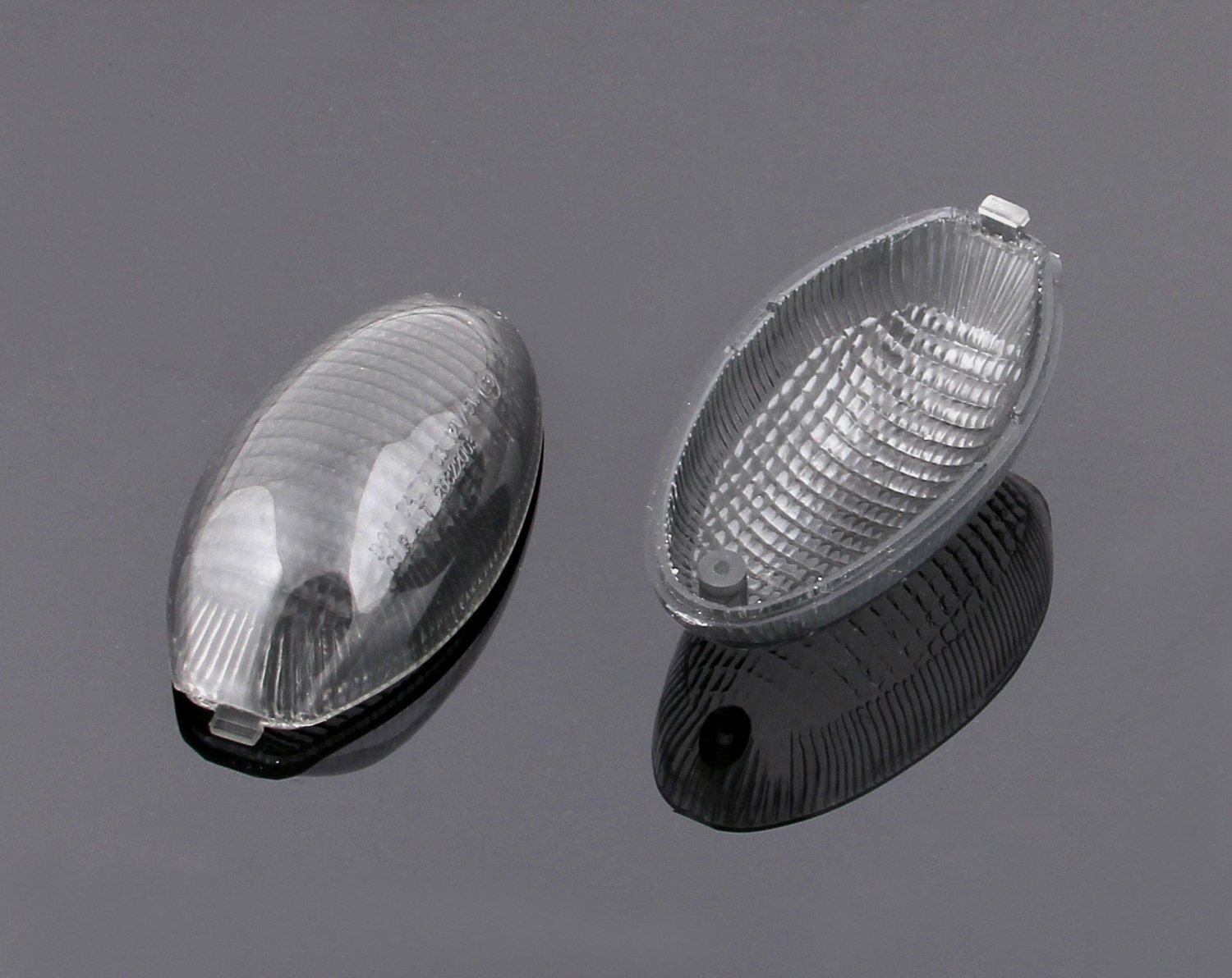 Areyourshop Front Turn Signals Lens For Ducati Monster 2001-2005 Smoke, without Bulbs