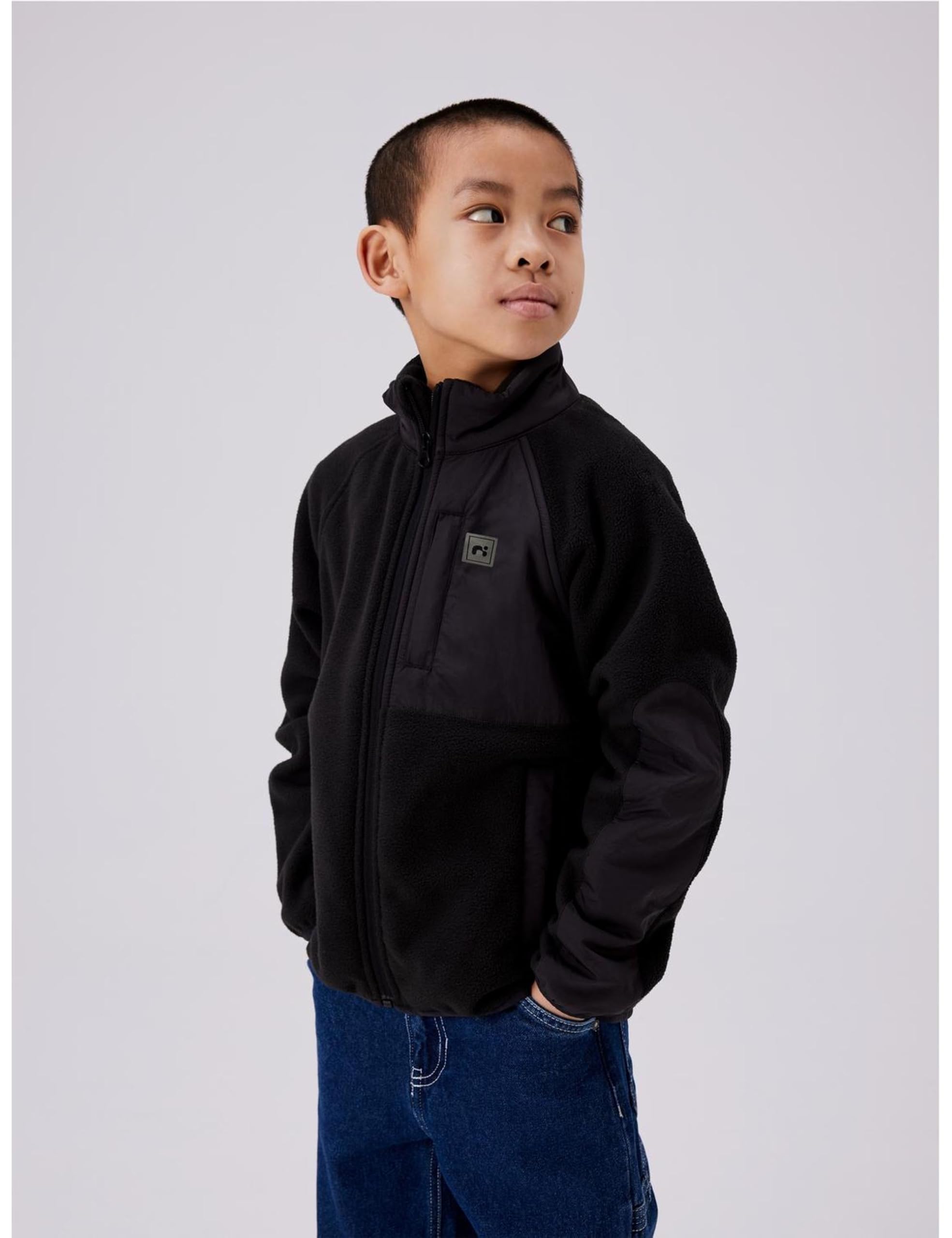NAME IT Child Fleecejacke Colorblock | Fleece jacket