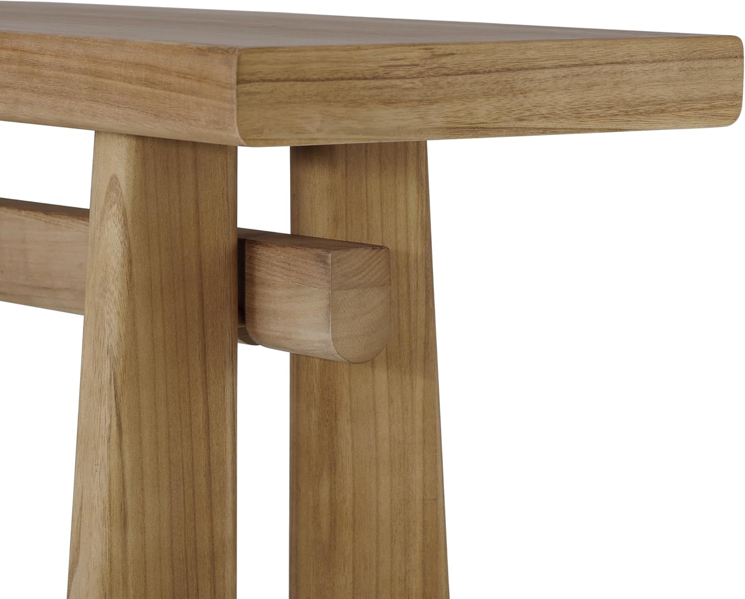 Merax 59in Narrow Console Table, Entryway Table with Wood Veneer Top, Elegant Sofa Table with Wood Legs, Hallway Accent Table for Entrance and Living Room