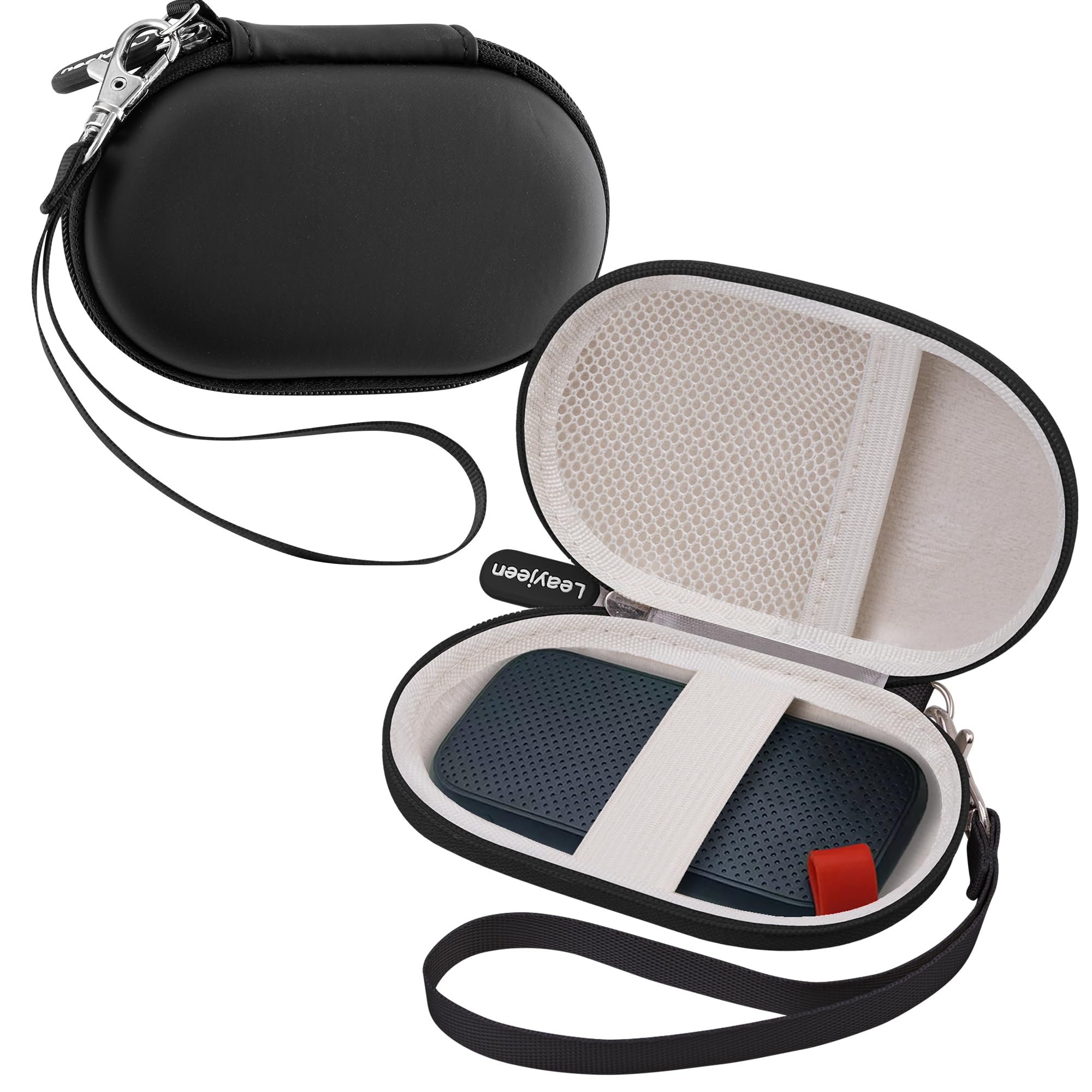 Leayjeen Hard Drive Case for Sandisk E30 E31 Portable SSD,NOT for E60-Black