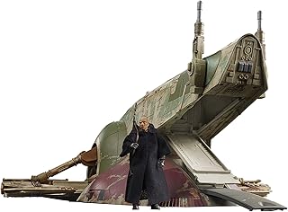 STAR WARS The Vintage Collection Boba Fett’s Starship Toy 3.75-Inch-Scale The Book of Boba Fett Vehicle, Toys for Kids Ages 4 and Up