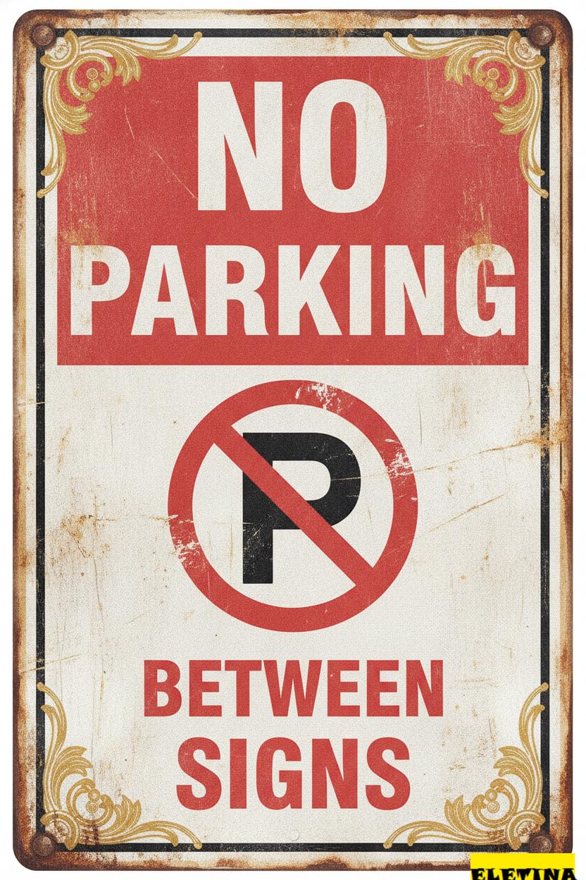 Personalized Sign for Man Cave Warning No Parking Between S Aluminum Metal Safety S & Als Metal S Garden Driveway High Way Gate 8x12in High Quality Metal Private Property Decorative