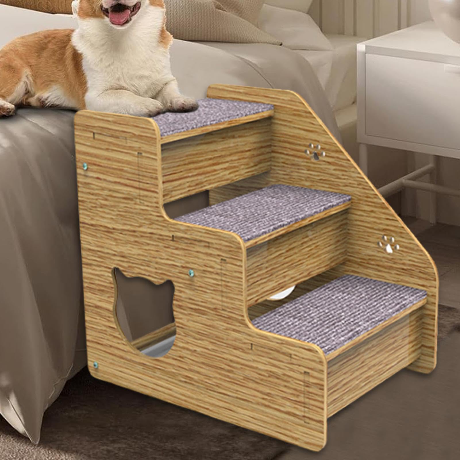 RAMPA PER CANI Piattaforma Per Scale SCALE Antiscivolo L