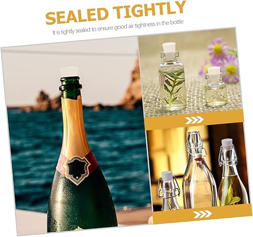 Miniatura 6 de Anneome Tapones de botella cónicos de 1 galón Carboy Tapones de sello de laboratorio, tapón de jarra, tapones de botella de bebidas, tapones de