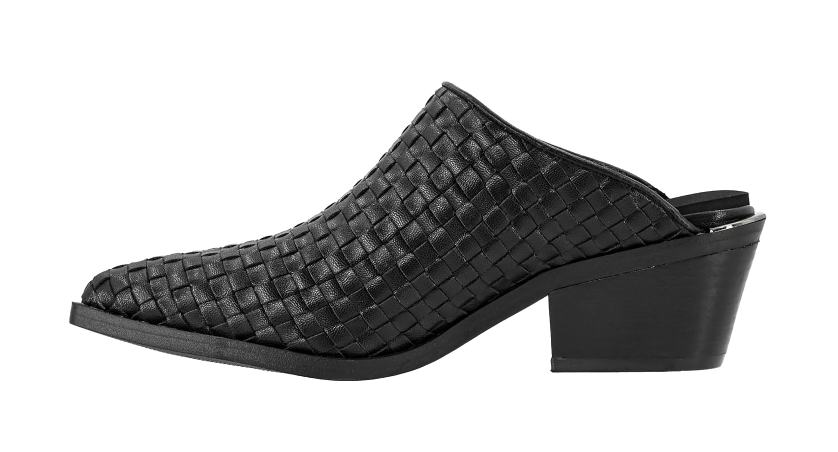 靴 FOOT INDUSTRY LEATHER MULES KNITTING STRAW MULE | FOOT INDUSTRY