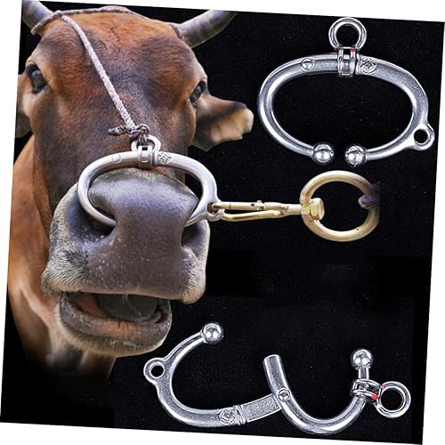 Miniatura 4 de GANAZONO clips de anillo de nariz accesorios de ganado alicates de nariz de vaca accesorio de tracción de ganado abrazadera de anillo alicates de