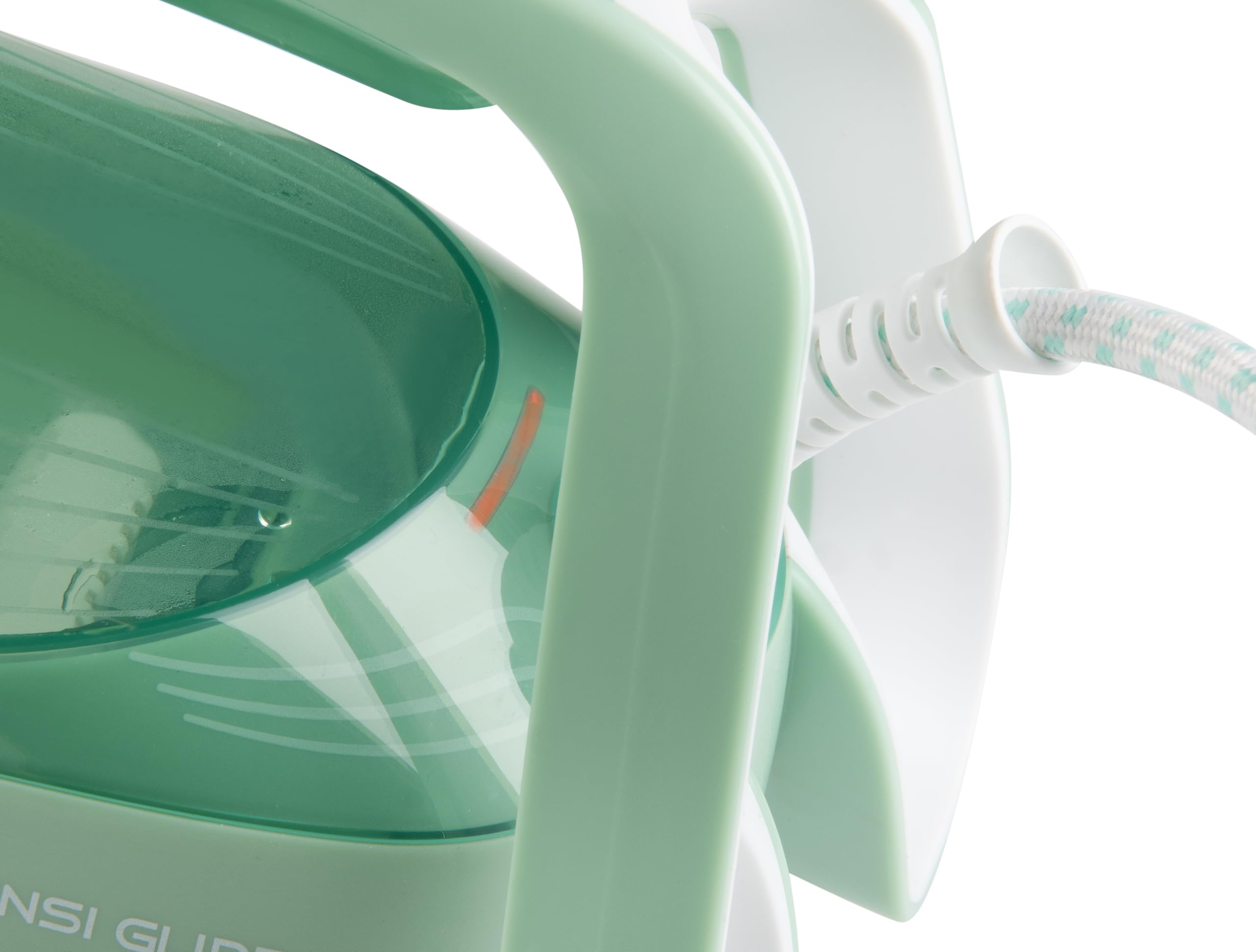 DOMO DO7059S SensiGlide Fer à Repasser Vapeur - Double semelle en céramique – Débit vapeur 50g/min – Fonction pressing - 400ml - 2830 W - Bleu/vert