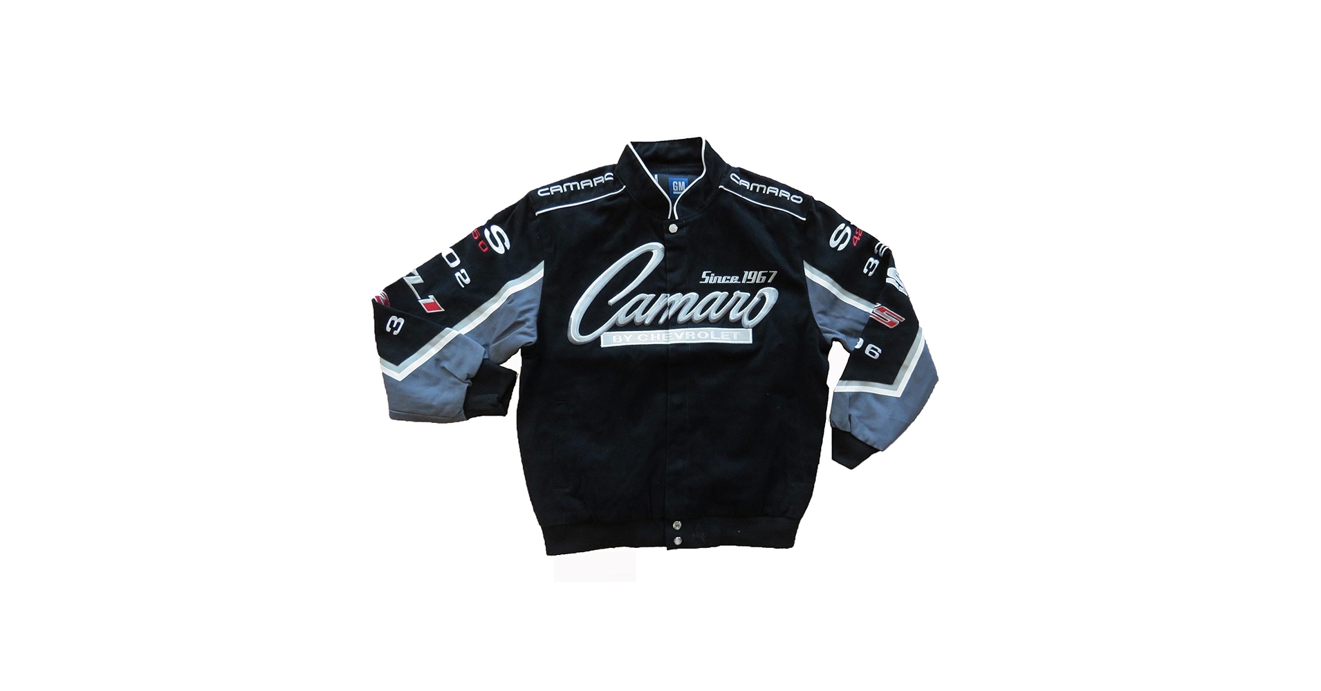 CHEVROLET CAMARO ワークジャケット JH DESIGN GROUP Men's Chevy Camaro Jacket an Embroidered
