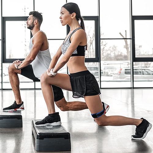 Miniatura 5 de supregear Correa de banda IT  Banda iliotibial de compresión, ajustable, rodilla, muslo, cadera y soporte ITB, estabilizador de tendinitis rotuliana