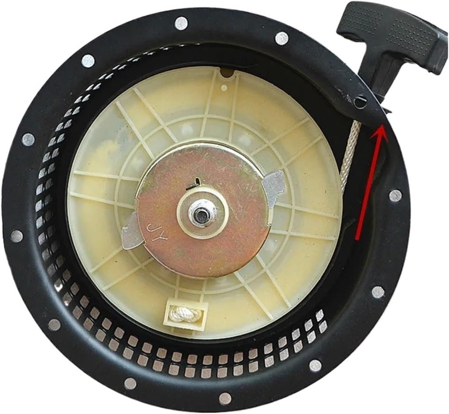 L100 Pull start Yanmar L100 5KW recoil starter assembly w/rope handle 714660-76821 714650-76821(Forward direction)