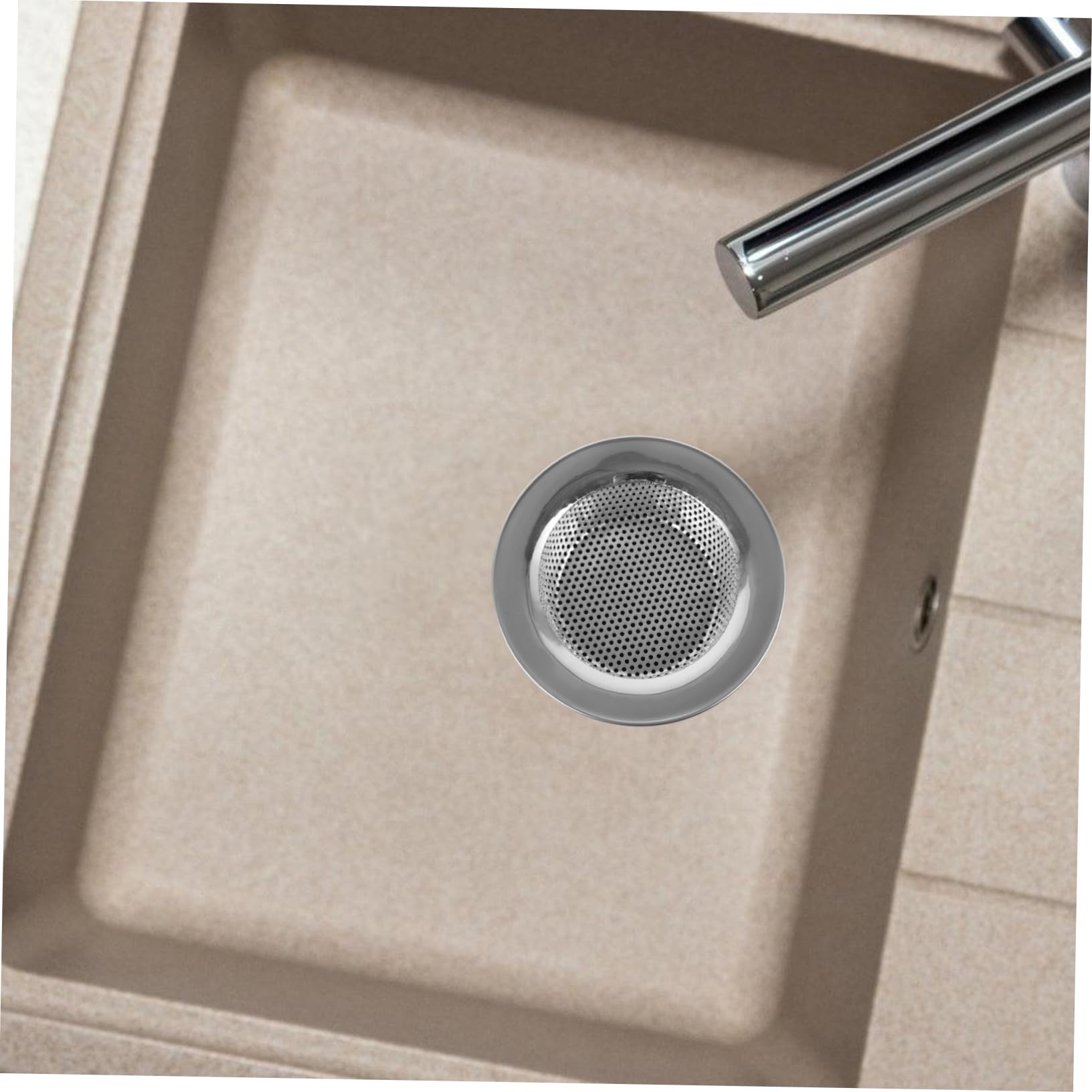 Tofficu 5 Ensembles Crépine D'évier Filtre Gardien De Lavabo De Cuisine Passoire De Puits Gardien D'élimination Des Ordures Pour Canalisations D'évier Silver Acier Inoxydable