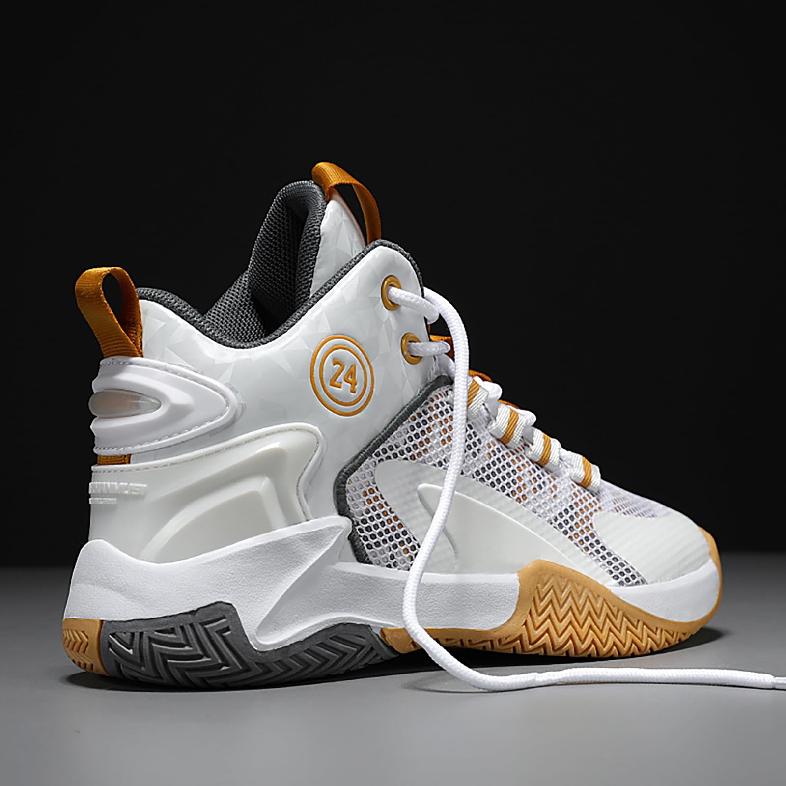 Basketballschuhe Kinder für Jungen Mädchen Sportschuhe Leicht Atmungsaktive Turnschuhe High Top Sneaker