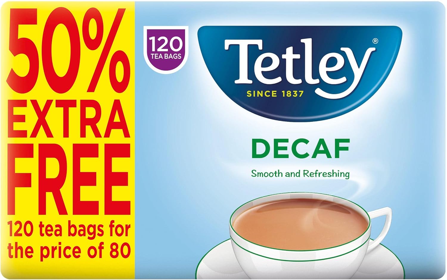 Tetley Decaf Tea Bags x120 Amazon.co.uk Grocery