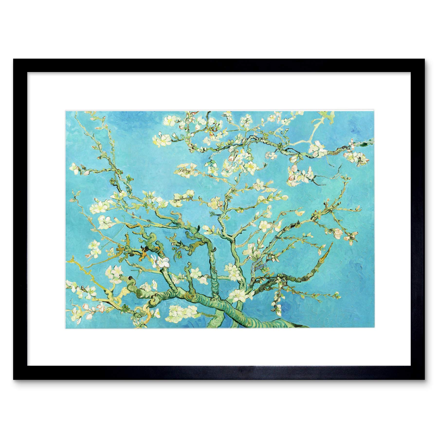 Van Gogh Almond Blossom Print - Framed Wall Art - 7x9 Inch - Artery8