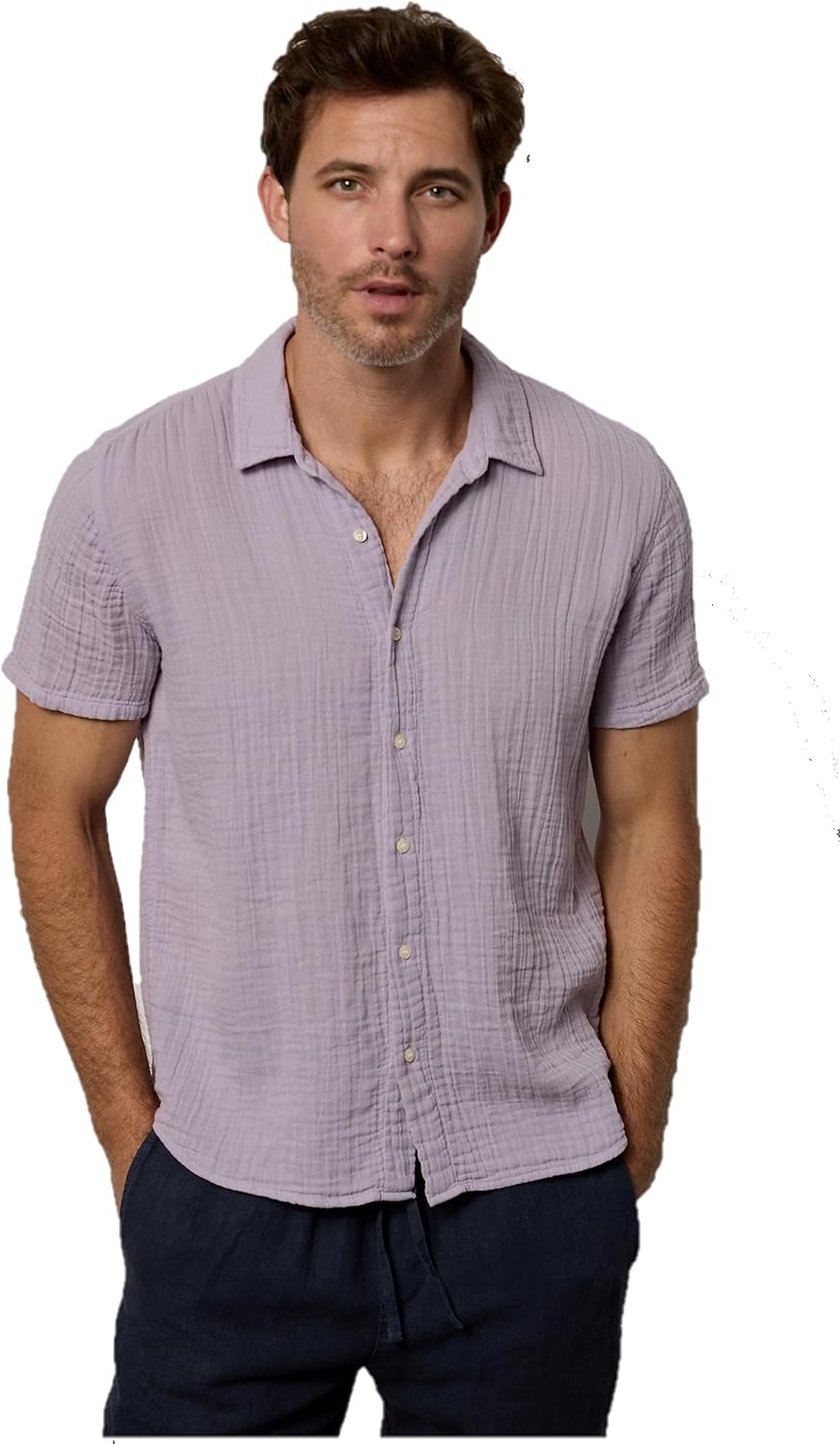 christian button-up shirt