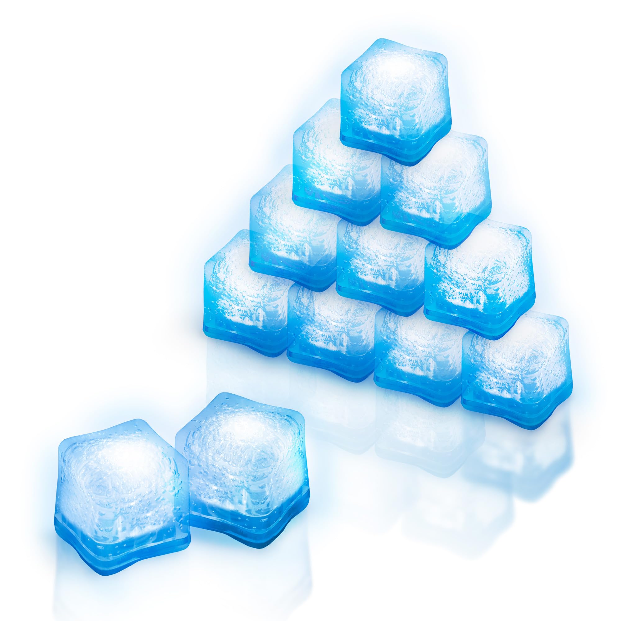 ICE CUBE❗️ Amazon.com: Windy City Novelties 12-Pack Blue LED Ice Cubes with 6