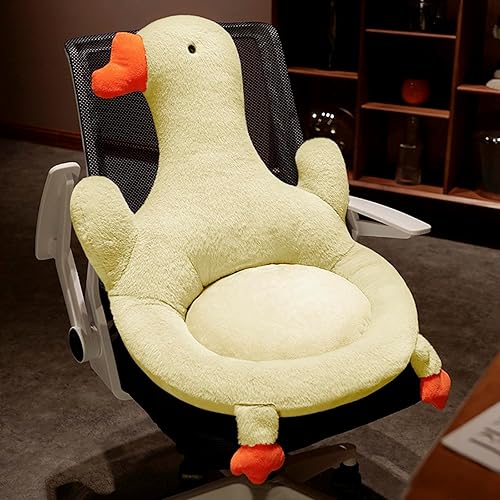 Miniatura 2 de Cojín de asiento de sillón de dibujos animados suave y acogedor cojín de felpa para silla de juegos, cojín de asiento cómodo de ganso, almohadilla