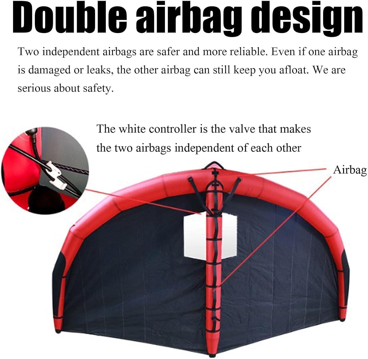 Inflatable Windsurfing Kite Hand Held Foil Wing Kite,Lightweight Handheld Inflatable Surf,Wingfoil Surfing,Wind Hydrofoil