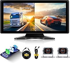 Sponsored You’re seeing this ad based on the product’s relevance to your search query.Learn more about this advertisement Hodozzy Reversing Camera Monitor 2 Cameras Wireless Carplay Android Car, 10.36 Inch HD IPS Touch Screen Screen, Portable Car Radio with Bluetooth, Mirrorlink Video Loop Recording FM AUX USB
