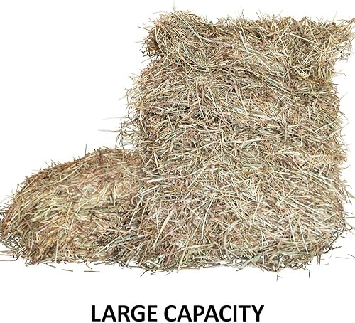 Miniatura 5 de Estante de heno de esquina de alimentación lenta para caballos  Promueve una alimentación saludable y lenta  Diseño de alimentación lenta  Gran