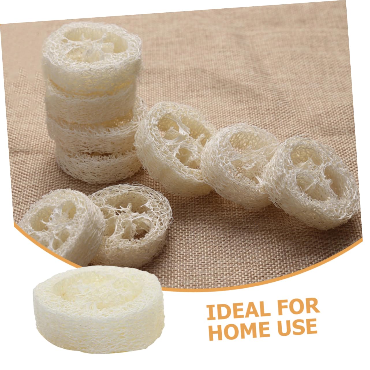 Healeved 100pezzi Spugne Da Bagno Luffa Naturale Scrub Esfoliante Per Corpo Di Spugne Per Doccia e Sapone Per Rinfrescare La