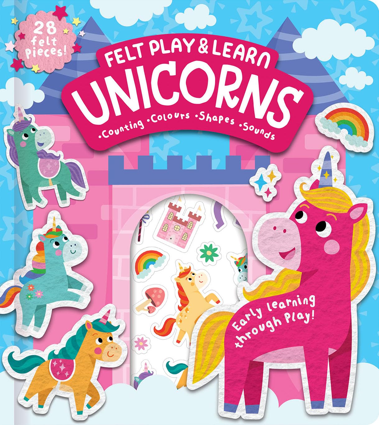 Unicorns Touchy-Feely Felt Play & Learn: Early Learning Made Fun with Felt