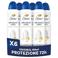 Dove Deodorante Spray Advanced Care Original, con Formula Idratante e Delicata sulla Pelle