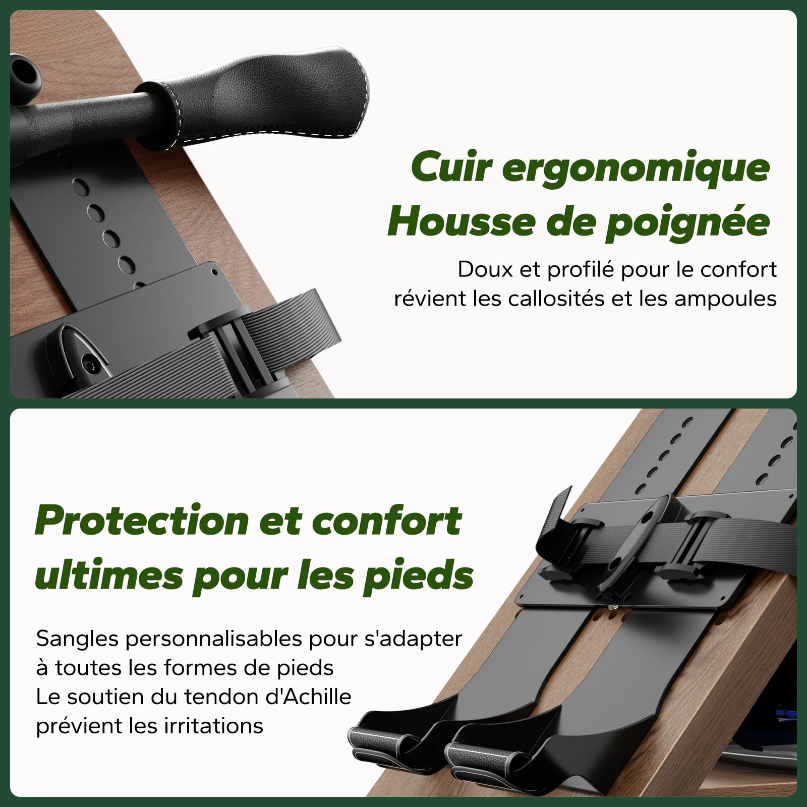 MERACH Rameur à l'eau Pliable, Bois d'hévéa et siège Confortable, avec Carte Interactive et Jeux d'application exclusifs, expérience d'aviron immersive, Capacité de Charge Maximale de 180 kg(R28)
