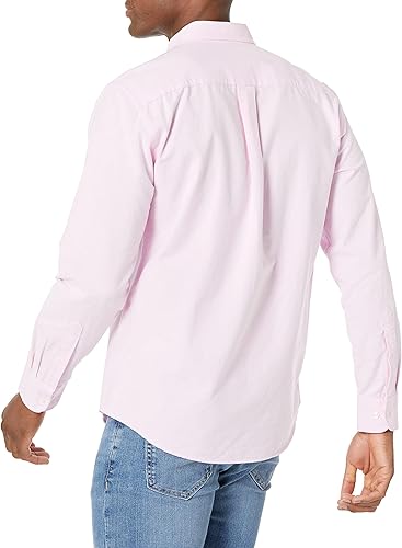 Miniatura 2 de Tienda Essentials Camisa Oxford elástica de manga larga para hombre (disponible en tallas grandes y altas)