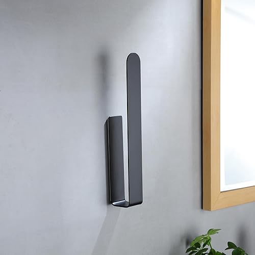 Miniatura 5 de Taozun Toallero adhesivo  Toallero de mano para baño, toallero de acero inoxidable montado en la pared, soporte para toallas de invitados de 12