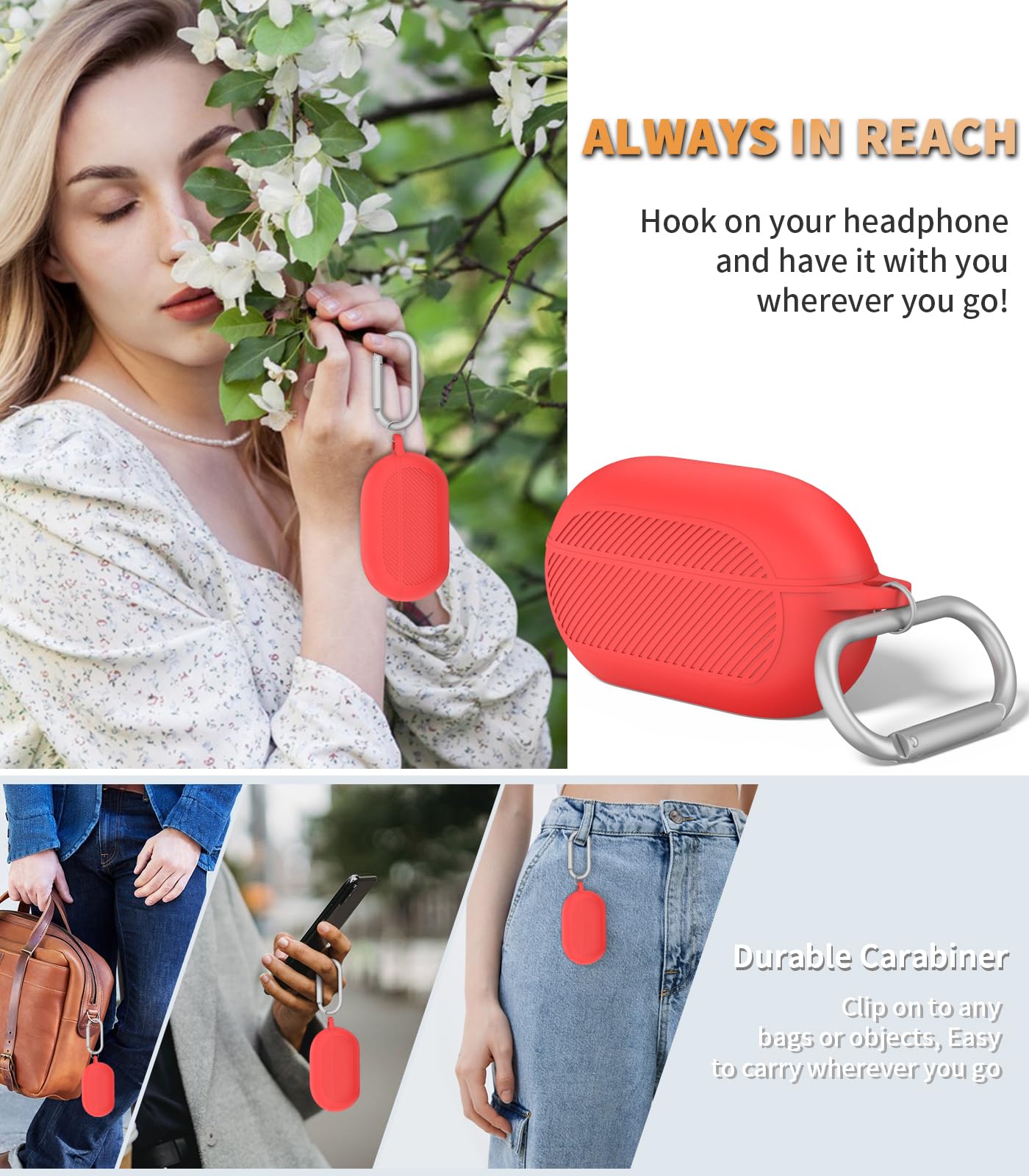 Funda para Beats Solo Buds (2024) con kit de limpiador, funda protectora de silicona suave a prueba de golpes compatible con Beats Solo Buds, funda de carga inalámbrica para auriculares con