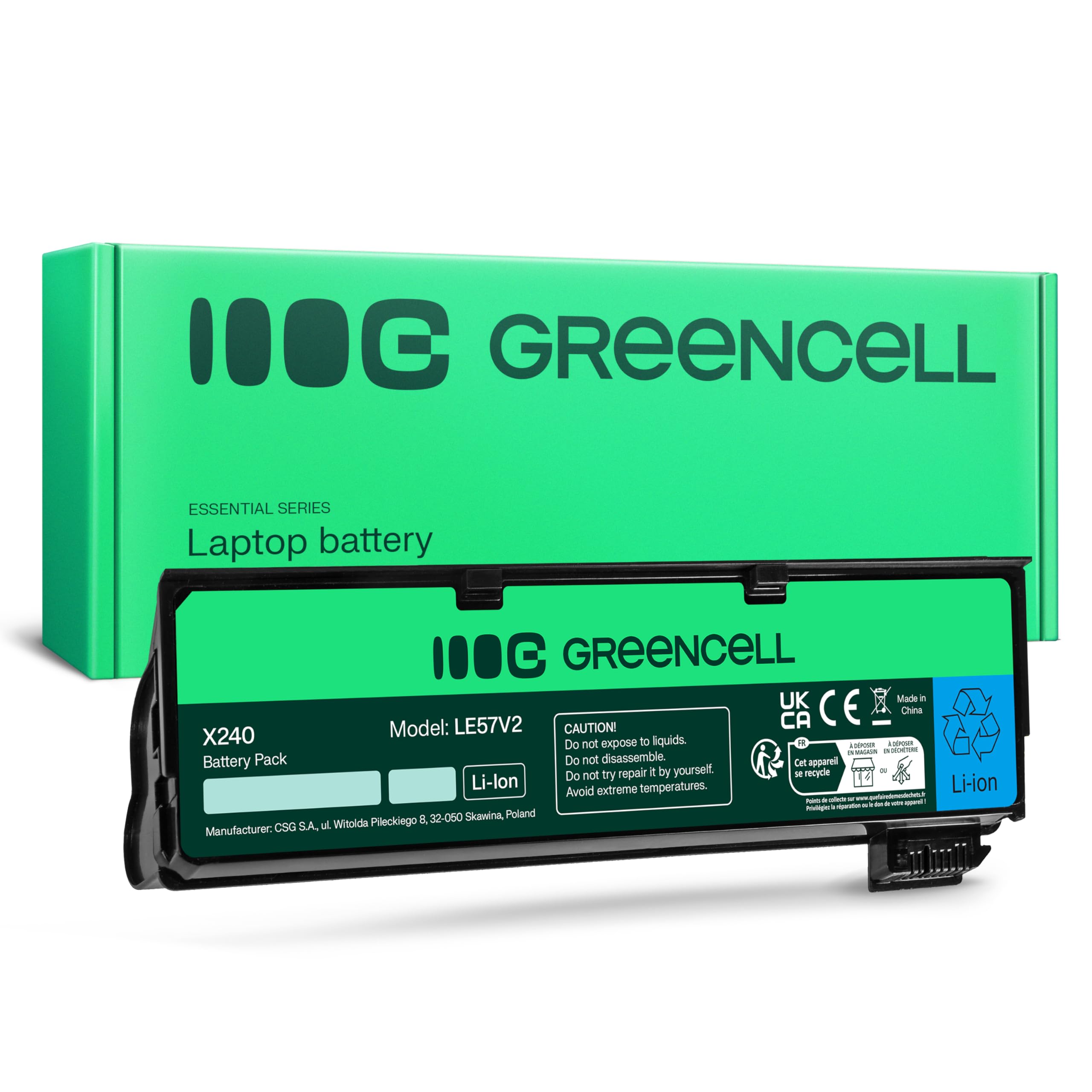 Green Cell Batteria per notebook GC-LE57V2 10.8V 4400mAh Lenovo